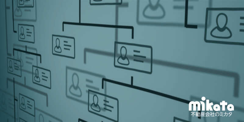 中小不動産会社によくある組織編制・組織図