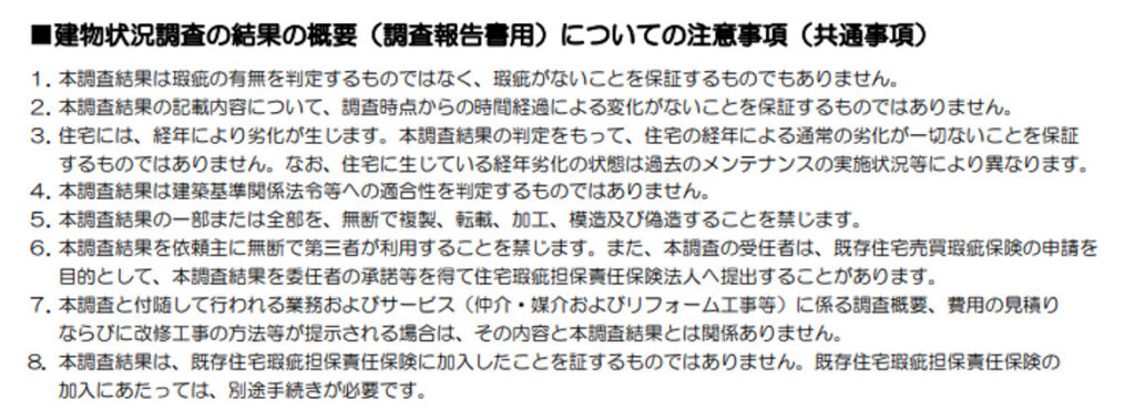 インスペクション,報告書