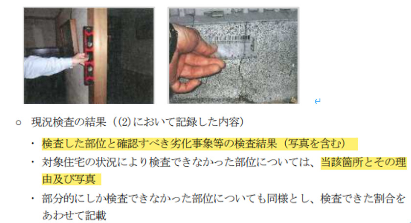 インスペクション,報告書