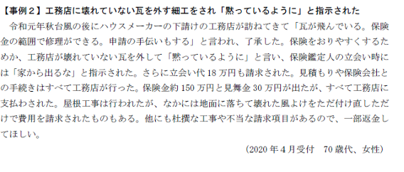 損害保険,事例