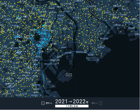 日経ビジュアルデータ,マップ