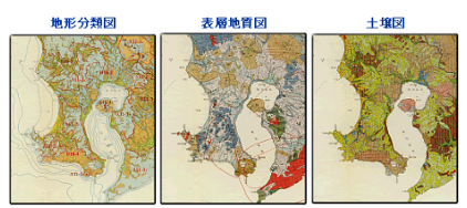 地形・表層地質,地図