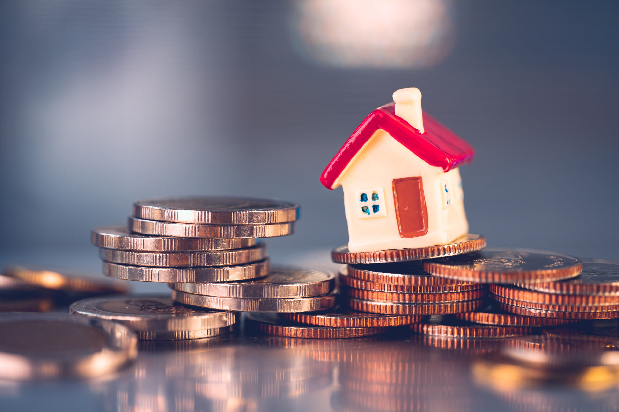 コイン,ミニチュアハウス 