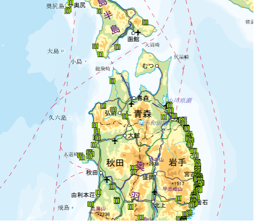国土地理院地図,自然災害伝承碑