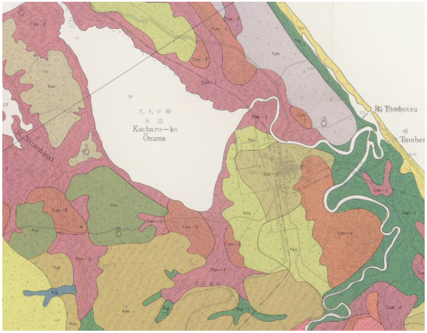 危険推定地域,指定区域