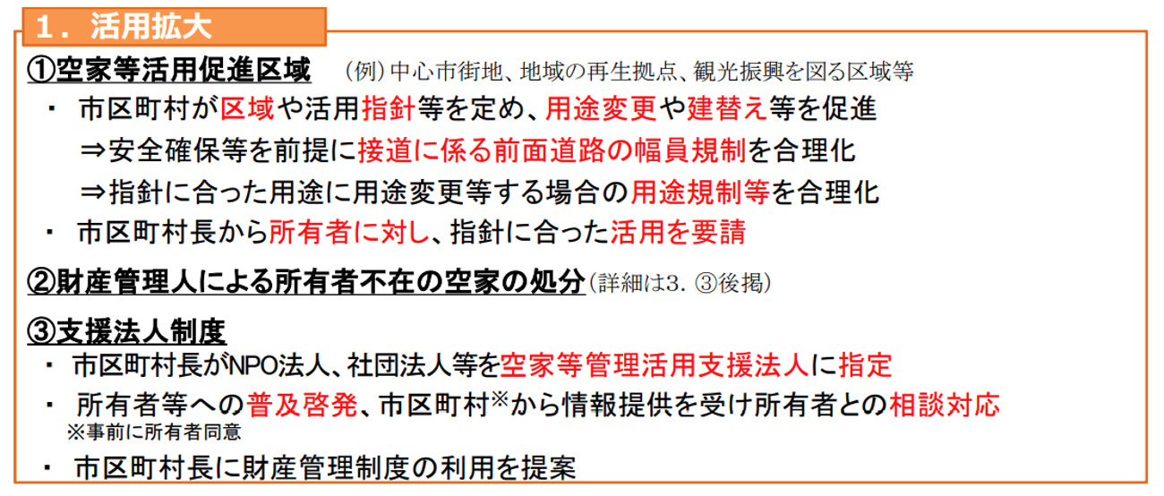 民法改正,活用拡大