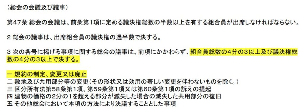 国土交通省,マンション標準管理規約