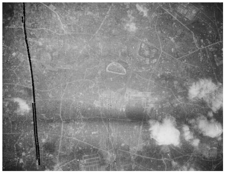 古い時代の空中写真