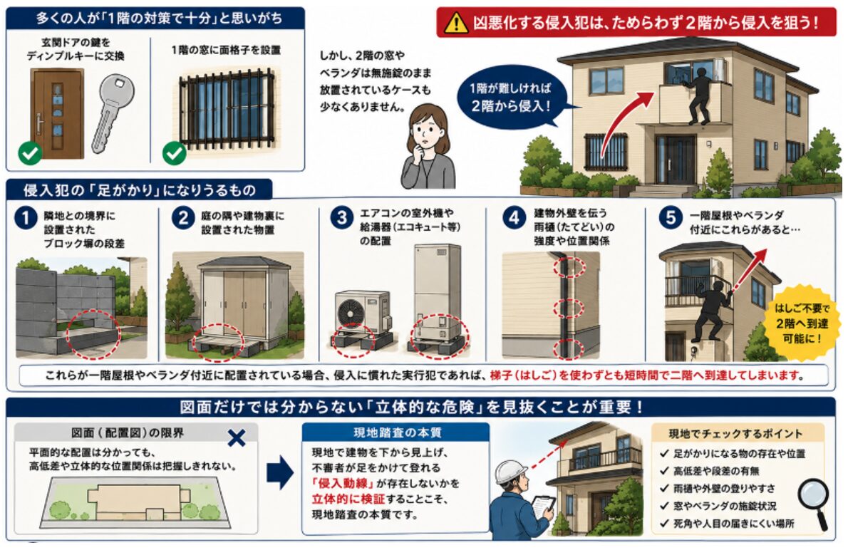 立体的な危険,住まい,防犯