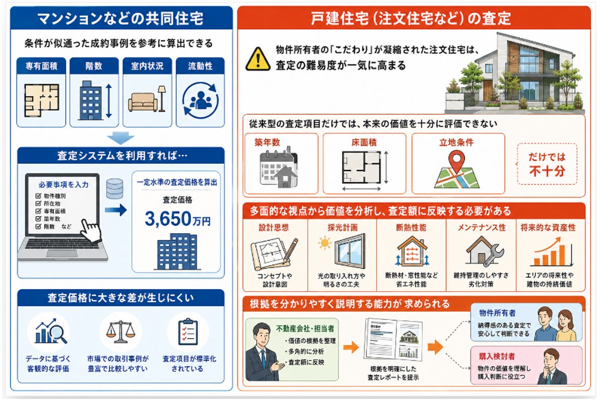 共同住宅,戸建住宅,査定